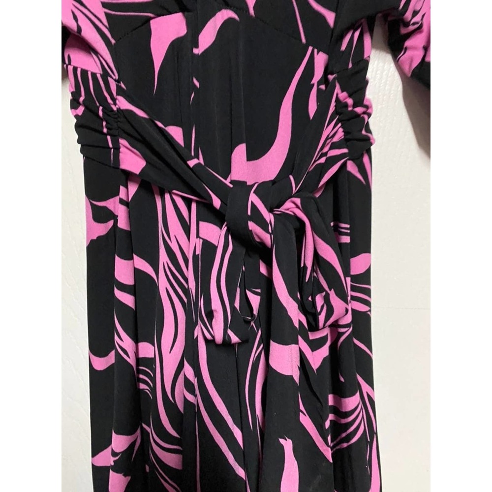 Roulette Y2K printed belted dress XL - Picture 6 of 6